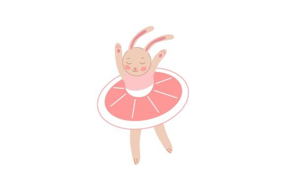 Animal Cartoon Character As Ballerinas V: Charming Nordic Design