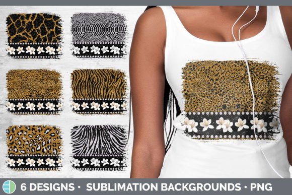 Animal Print Distressed Background | Flo: A Sublimation Essential