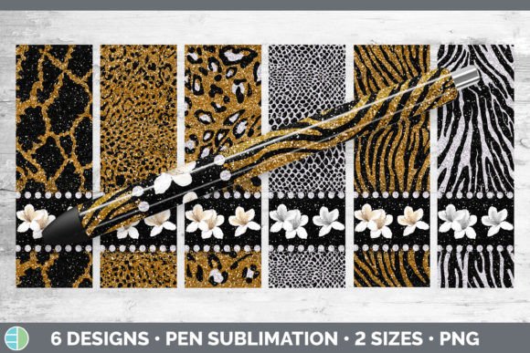 Animal Print Pen Wraps | Flower Epoxy Pe: Bold Design for Modern Makers