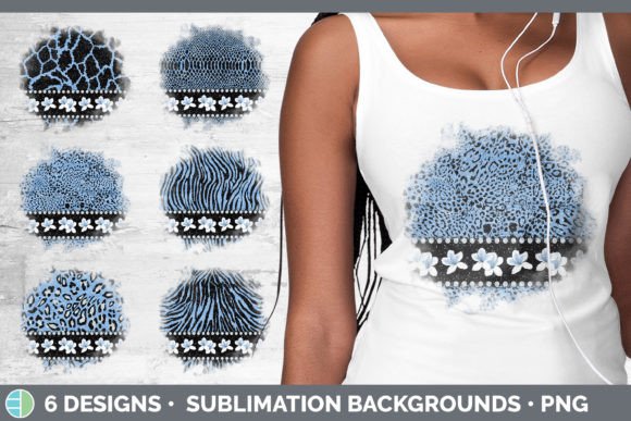Blue Animal Print Background | Flower Gr: A Designer's Guide