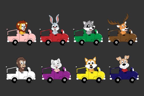 Bringing Playful Energy to Projects with Cute Animal Cartoon Ride Car