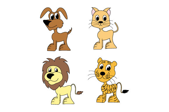 Funny Animal Cartoon: A Creative Font for Playful Branding