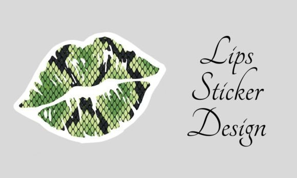 Snake Animal Print Sticker Design: Bold Graphics for Impact