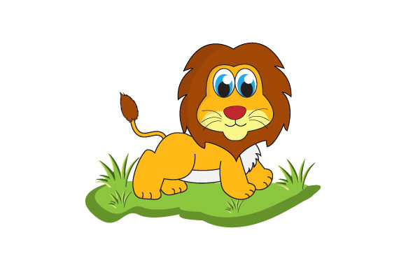 The Irresistible Charm of Adorable Lion Animal Cartoon