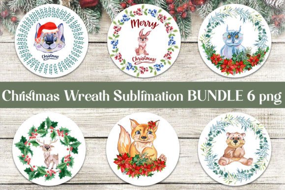 Watercolor Christmas Animal Clipart: Festive Forest Friends